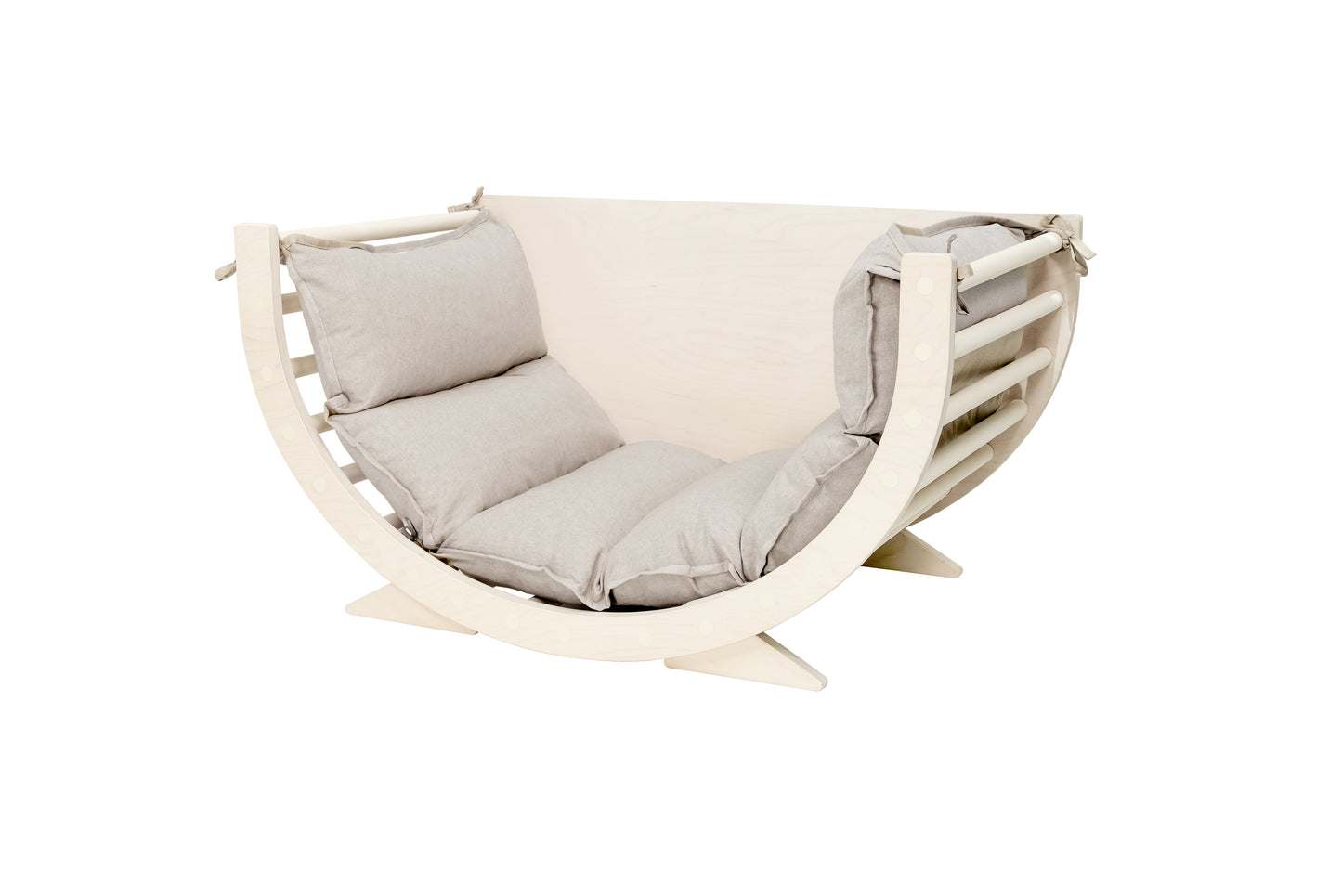 Kletterbogen Luoto II mit vielen Funktionen Farbe Beige