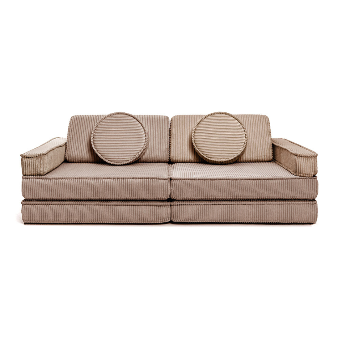 Spielsofa Cord Chocolate