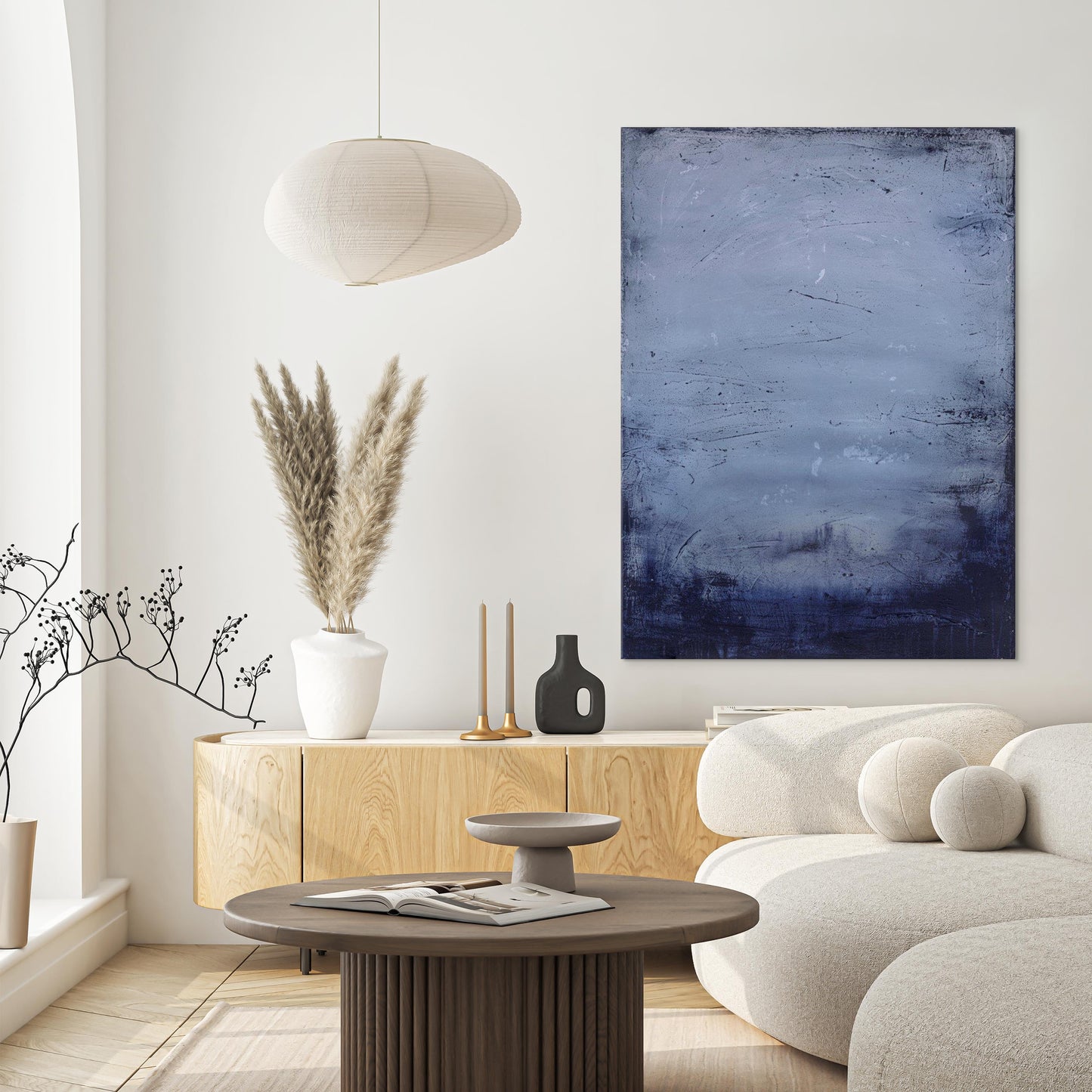 Handgemaltes Leinwandbild 'Simple Living 6'