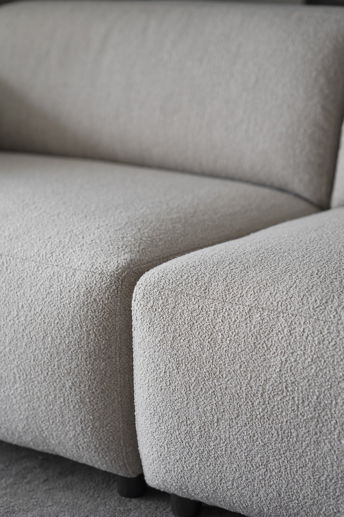 Modulares Sofa Willard, hellbeige, links