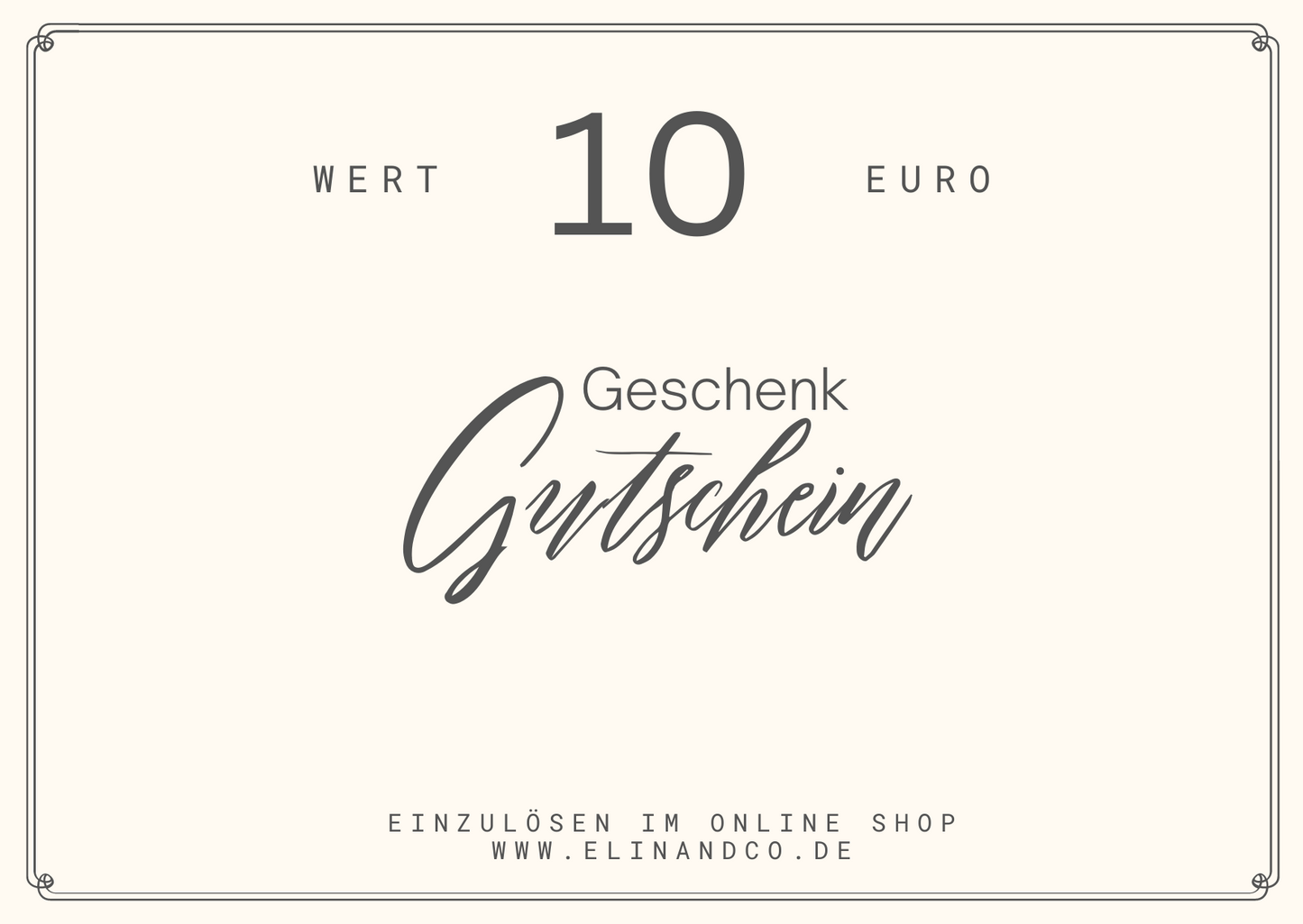 Elin & Co. Geschenkgutschein