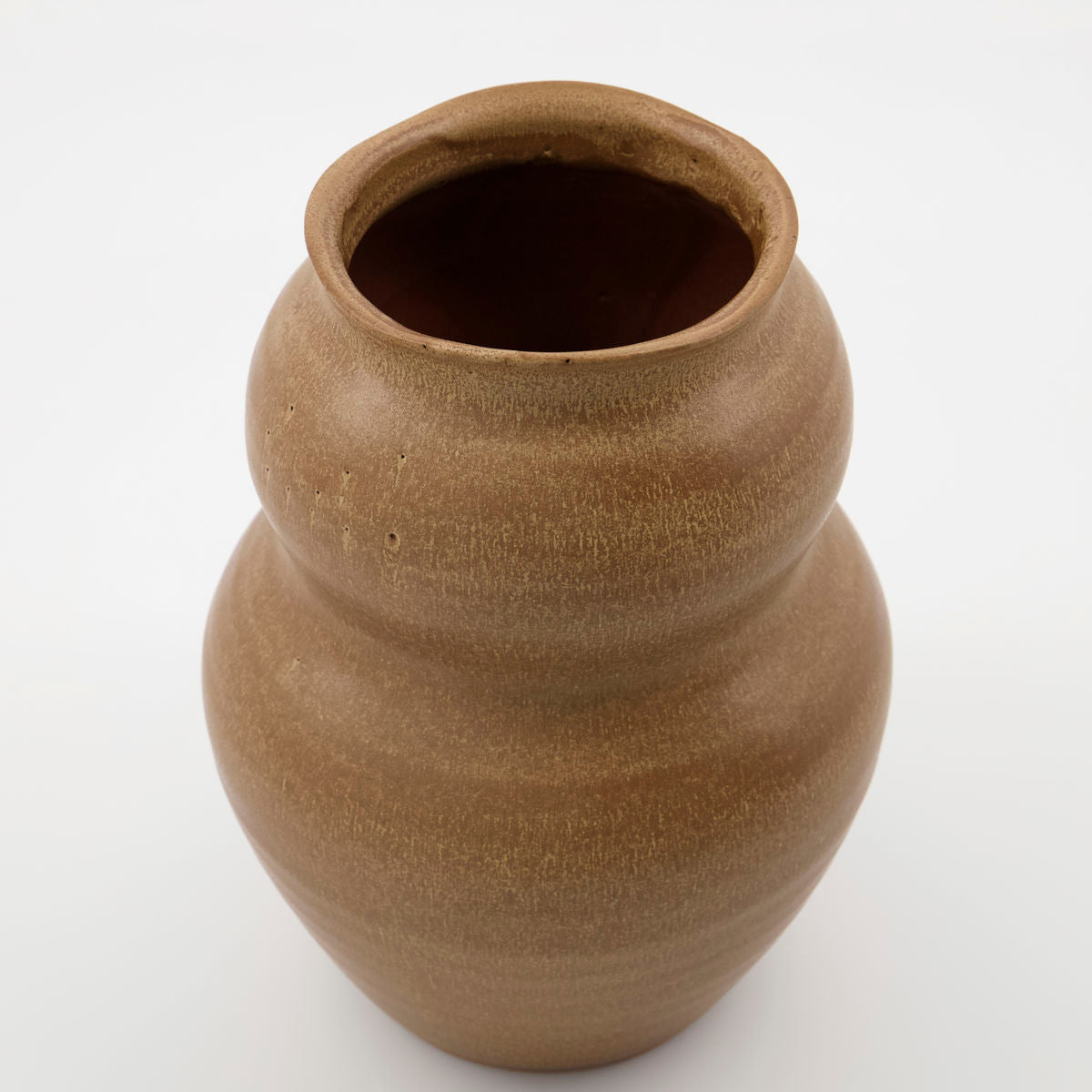 Große Vase Jule in Ocker