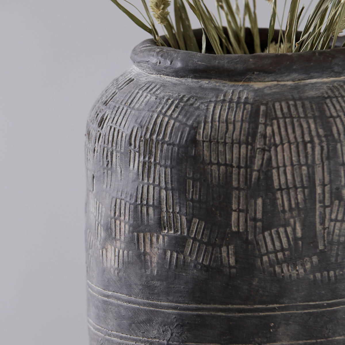 Große Vase Jade