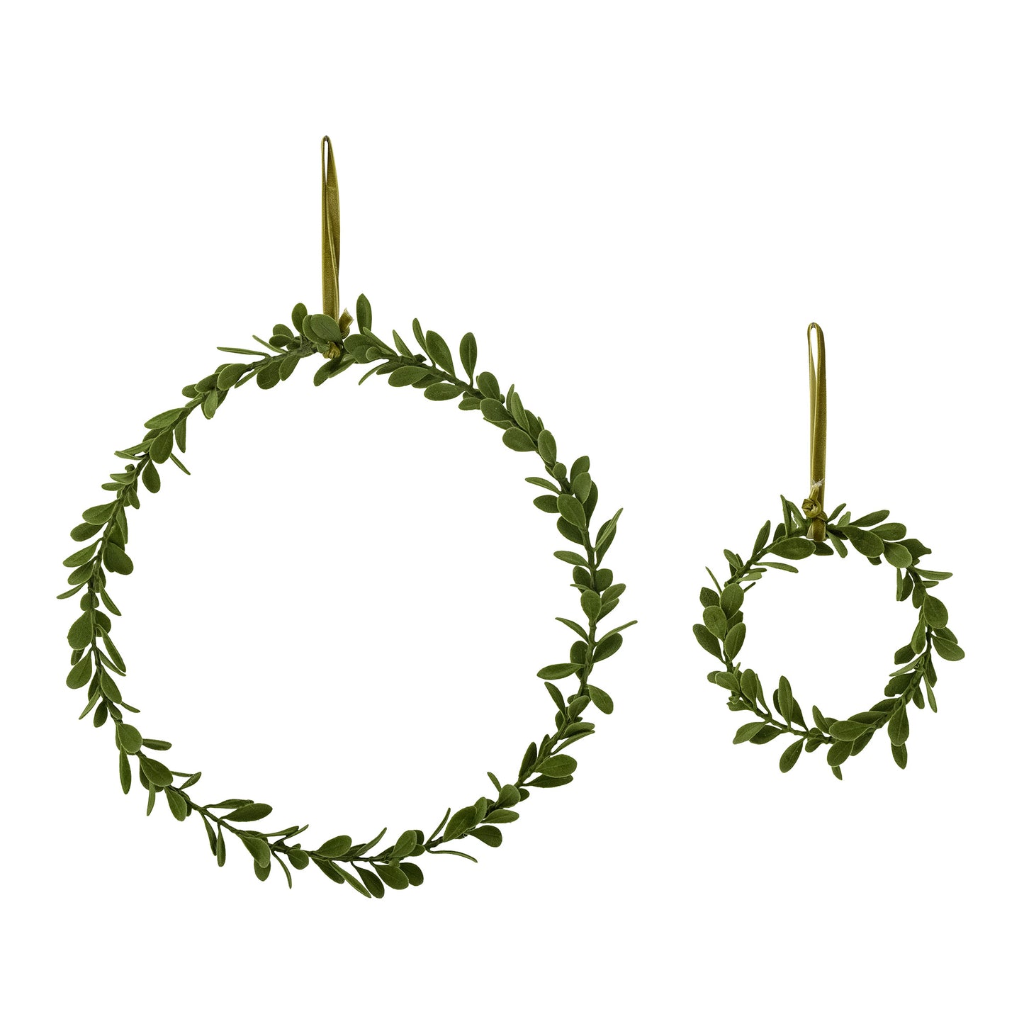 Evah Ornament 2er-Set, Grün