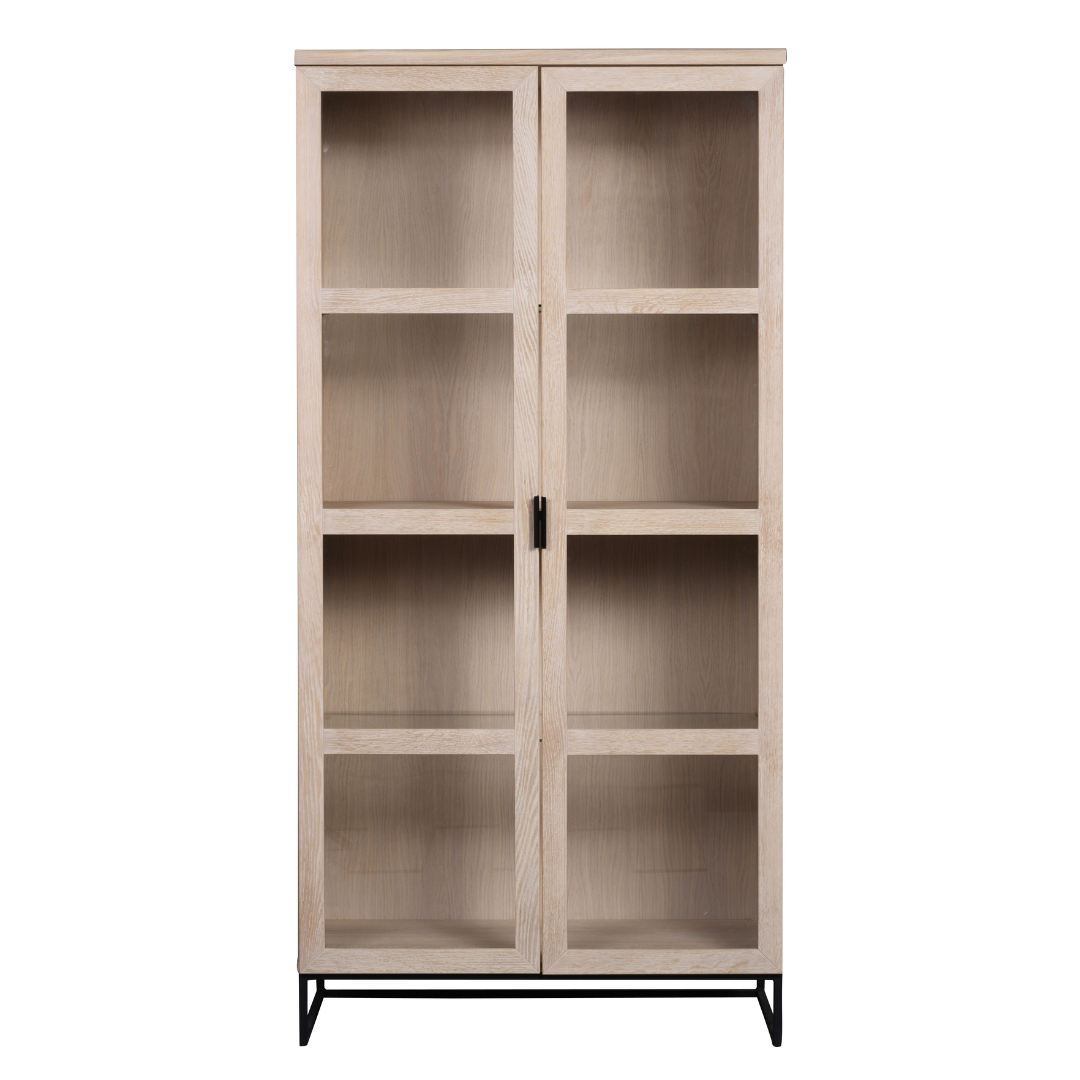 Glasvitrine 'Everett' Whitewash