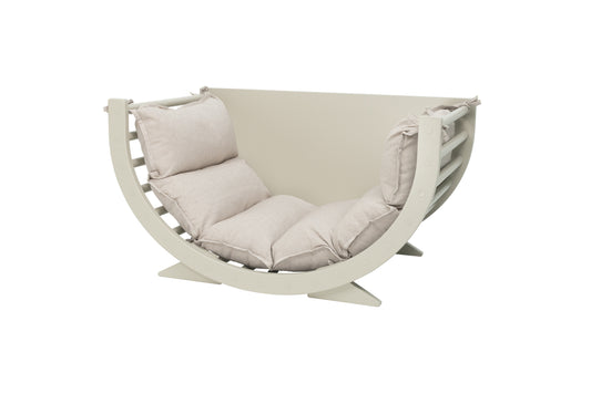 Kletterbogen Luoto II mit vielen Funktionen Farbe Beige
